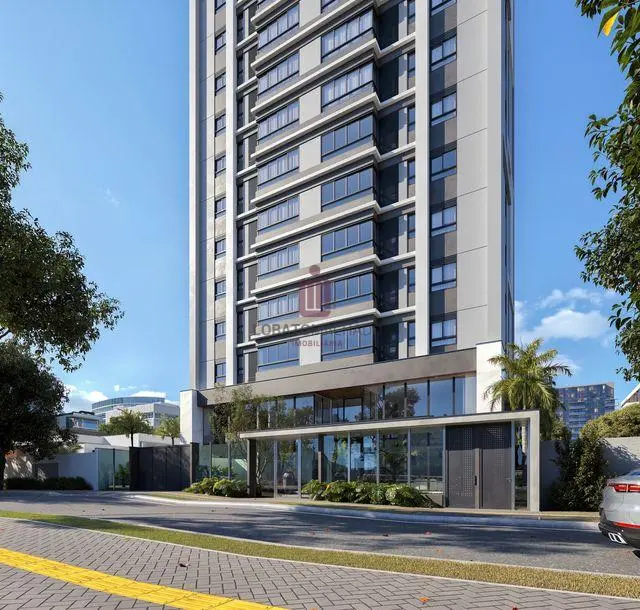 Perspectiva da fachada do empreendimento Residencial Aurum