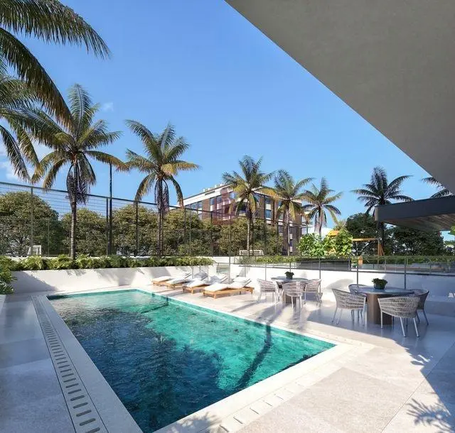 Área de lazer do empreendimento Residencial Aurum